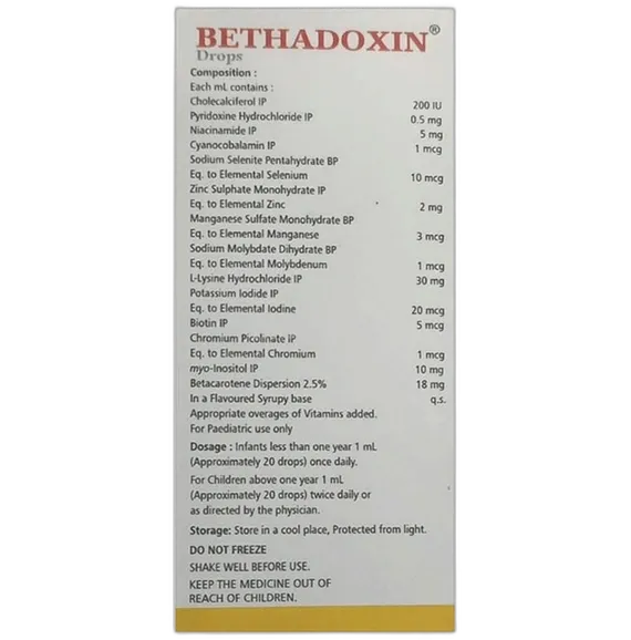 bethadoxin drops 15 ml